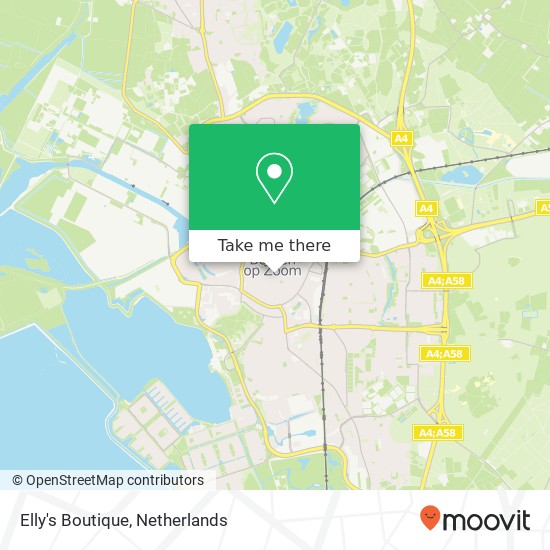 Elly's Boutique, Zuivelstraat 1 map