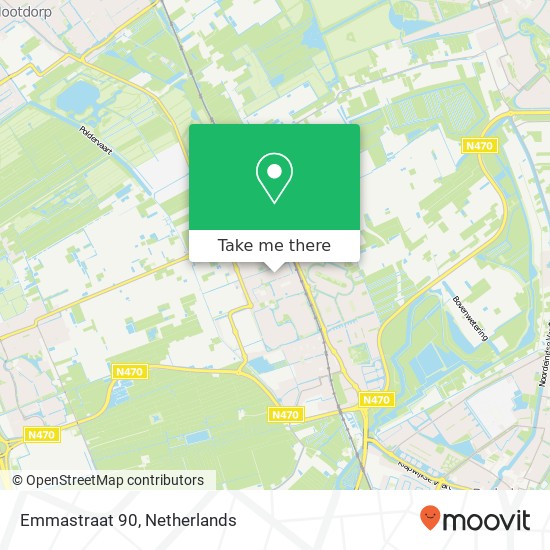 Emmastraat 90, 2641 EH Pijnacker map