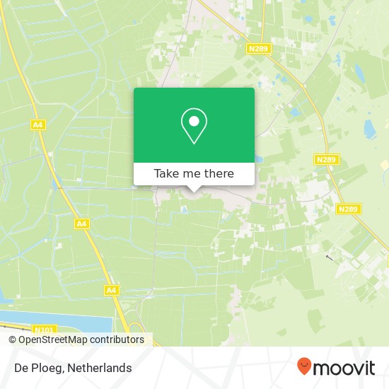 De Ploeg, 4641 TK Ossendrecht map