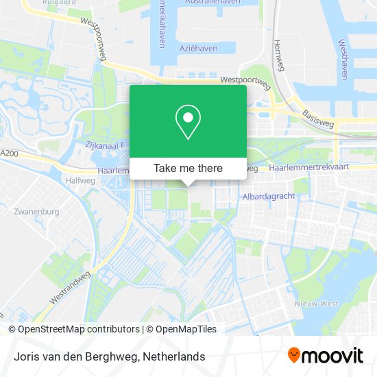 Joris van den Berghweg map