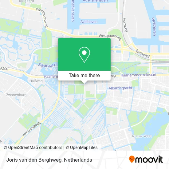 Joris van den Berghweg map