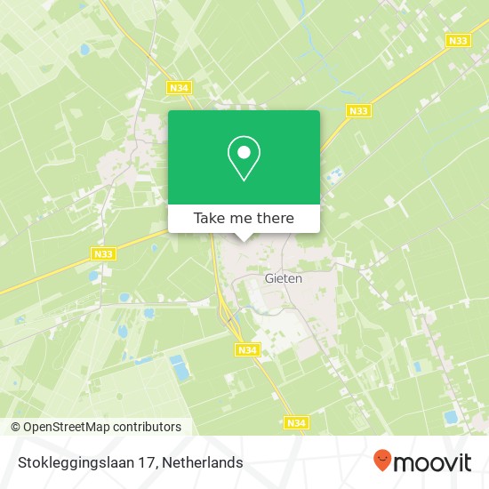 Stokleggingslaan 17, 9461 CC Gieten map