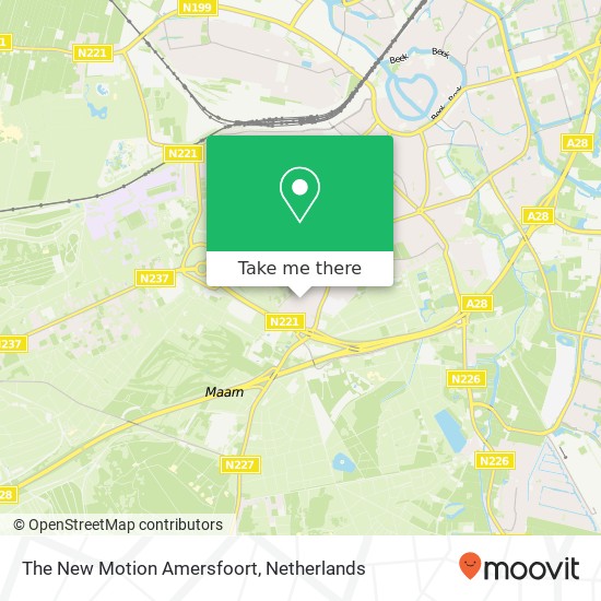 The New Motion Amersfoort Karte