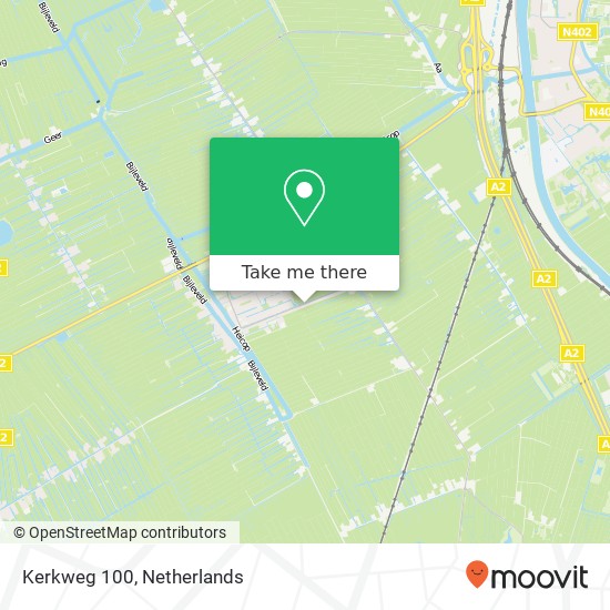 Kerkweg 100, 3628 AS Kockengen map