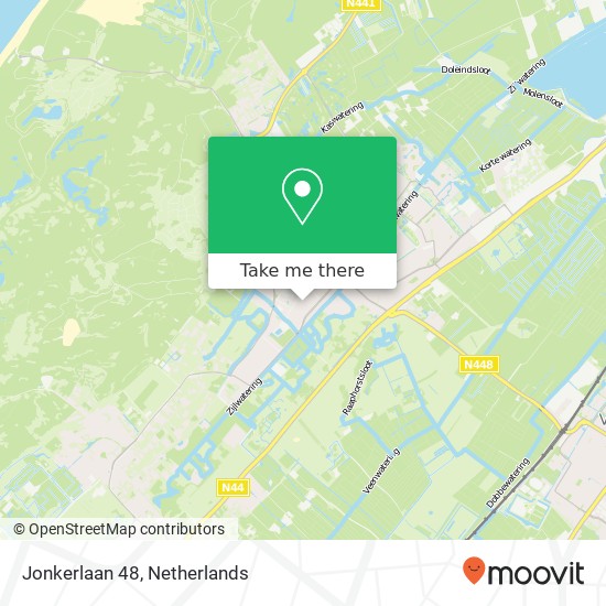 Jonkerlaan 48, 2242 GE Wassenaar map