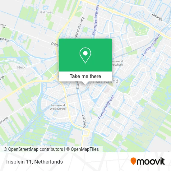Irisplein 11 map