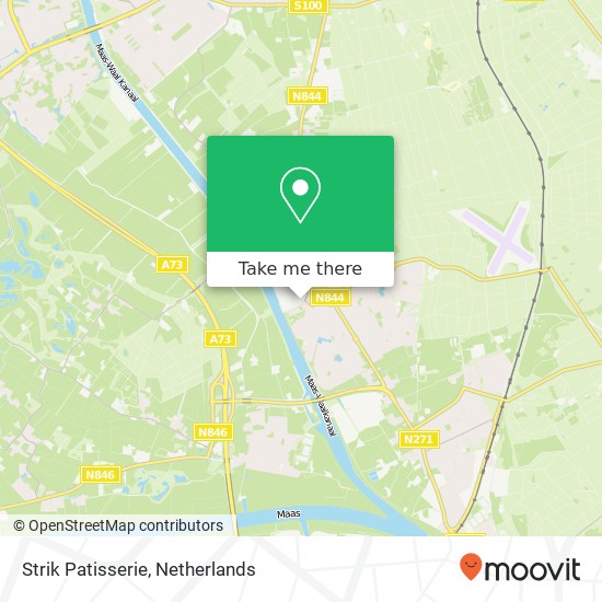 Strik Patisserie, Ambachtsweg map