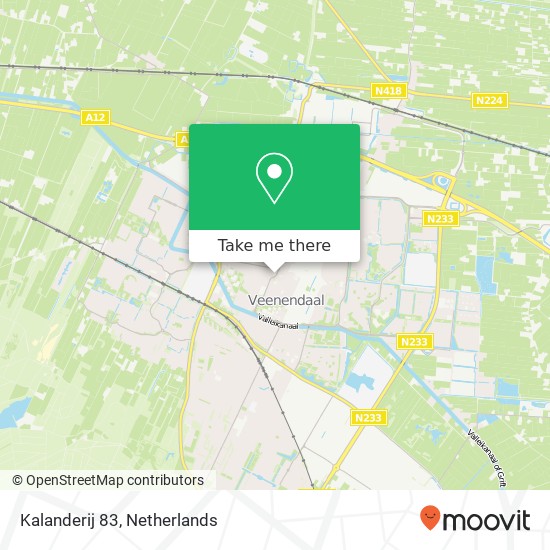 Kalanderij 83, 3901 WN Veenendaal map