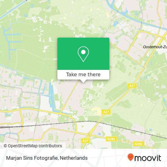 Marjan Sins Fotografie, Laanzichtweg 26 map