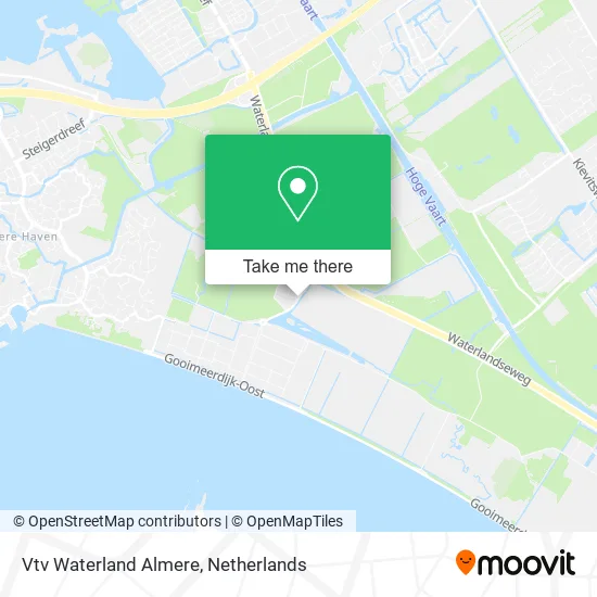 Vtv Waterland Almere map