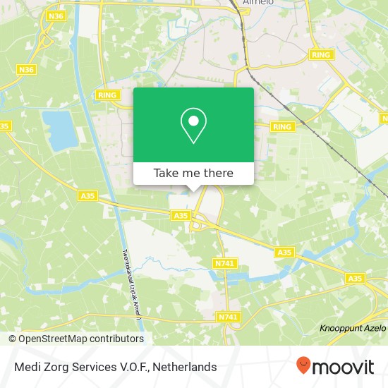 Medi Zorg Services V.O.F., Twentepoort West 43 map