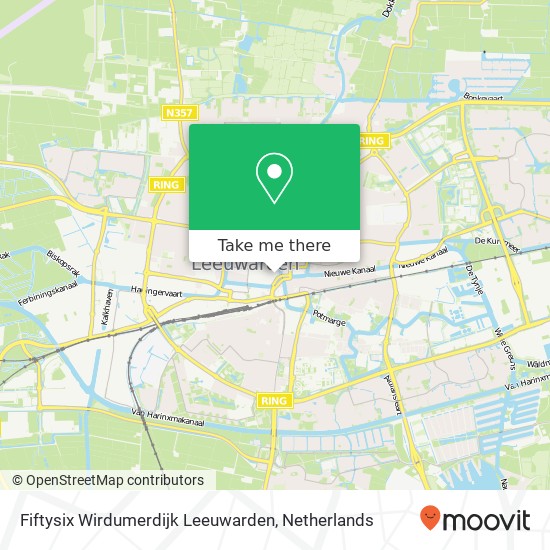 Fiftysix Wirdumerdijk Leeuwarden, Wirdumerdijk 45 map