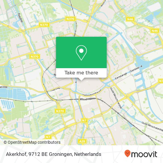 Akerkhof, 9712 BE Groningen map