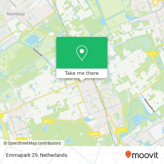 Emmapark 29, 2641 BM Pijnacker map