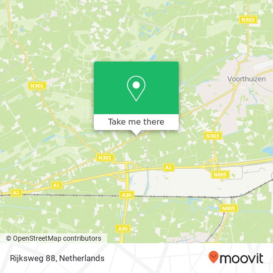 Rijksweg 88, 3781 LW Voorthuizen map