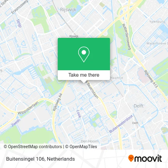 Buitensingel 106 map