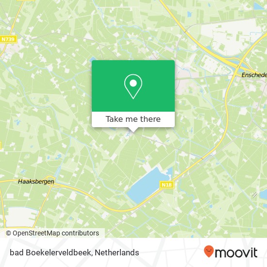 bad Boekelerveldbeek, 7548 Boekelo map