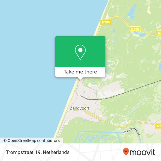 Trompstraat 19, 2041 JE Zandvoort map