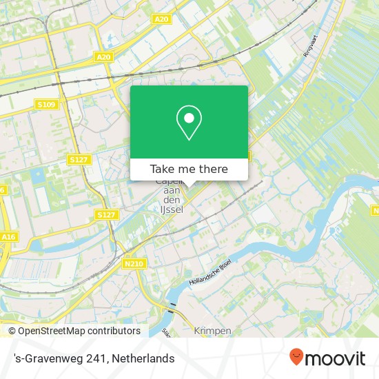 's-Gravenweg 241, 2903 LV Capelle aan den IJssel map