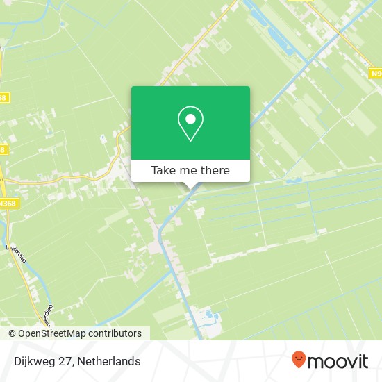 Dijkweg 27, 9699 TD Vriescheloo map