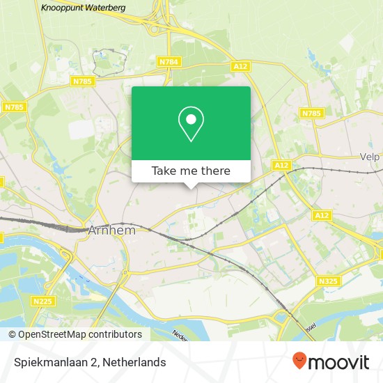 Spiekmanlaan 2, 6824 DL Arnhem map