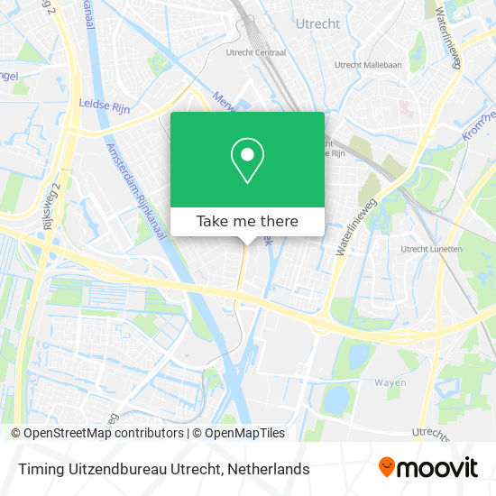 Timing Uitzendbureau Utrecht map