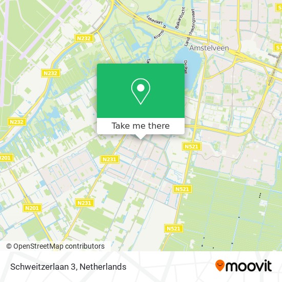 Schweitzerlaan 3 map