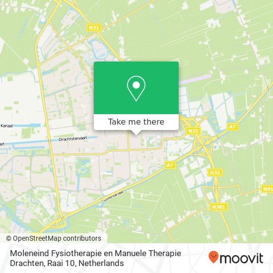 Moleneind Fysiotherapie en Manuele Therapie Drachten, Raai 10 map