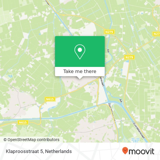 Klaproosstraat 5, 5741 VX Beek en Donk map