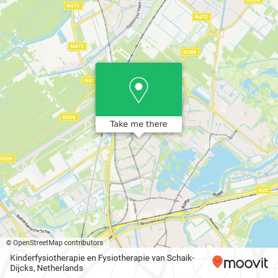 Kinderfysiotherapie en Fysiotherapie van Schaik-Dijcks, Ganzerikplein 50 map