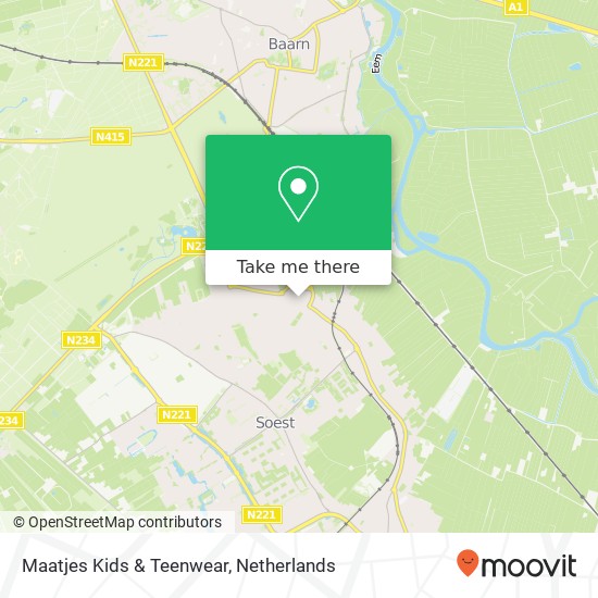 Maatjes Kids & Teenwear, Van Weedestraat 86 map