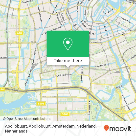 Apollobuurt, Apollobuurt, Amsterdam, Nederland map