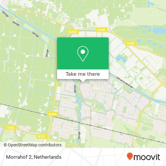 Morrahof 2, 5045 KJ Tilburg map