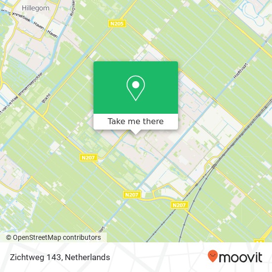 Zichtweg 143, 2151 WE Nieuw-Vennep map