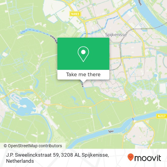 J.P. Sweelinckstraat 59, 3208 AL Spijkenisse map