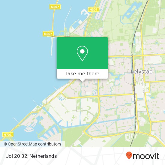 Jol 20 32, 8243 GH Lelystad map