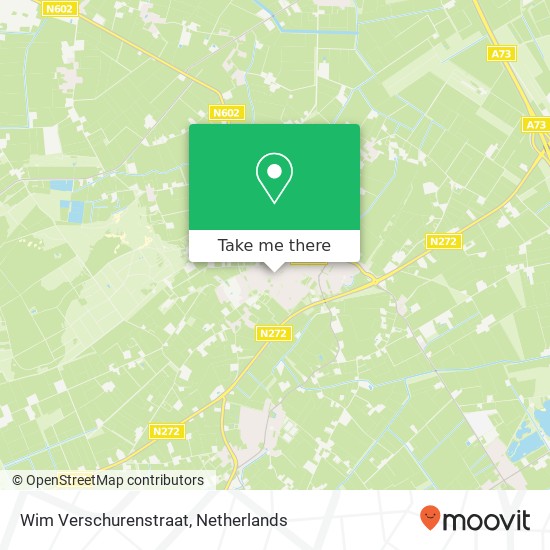 Wim Verschurenstraat, 5845 Sint Anthonis Karte