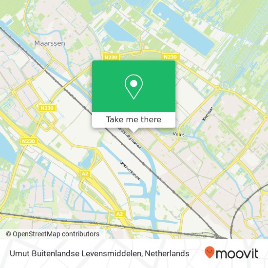 Umut Buitenlandse Levensmiddelen, Minister Talmastraat 118 map