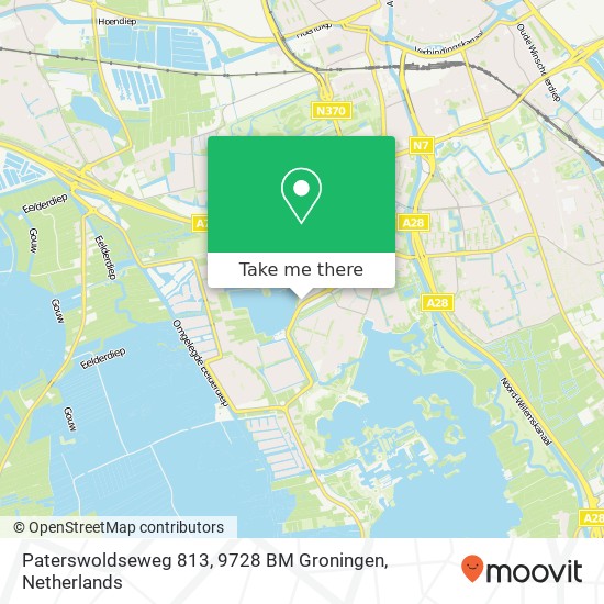 Paterswoldseweg 813, 9728 BM Groningen Karte