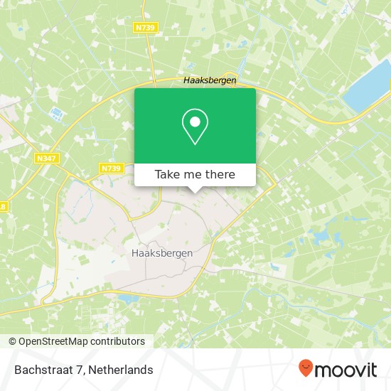 Bachstraat 7, 7482 TN Haaksbergen map