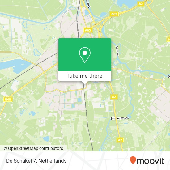 De Schakel 7, 5261 LL Vught map