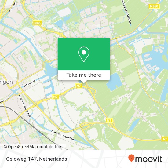 Osloweg 147, Osloweg 147, 9723 BK Groningen, Nederland map