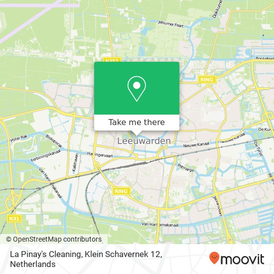 La Pinay's Cleaning, Klein Schavernek 12 map