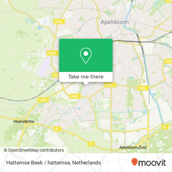 Hattemse Beek / hattemse, 7335 JL Apeldoorn map