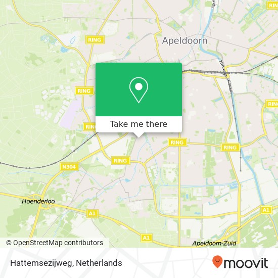 Hattemsezijweg, 7335 JL Apeldoorn map