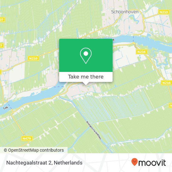 Nachtegaalstraat 2, 2964 CR Groot-Ammers map