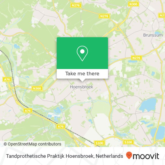 Tandprothetische Praktijk Hoensbroek, Kouvenderstraat 81 map