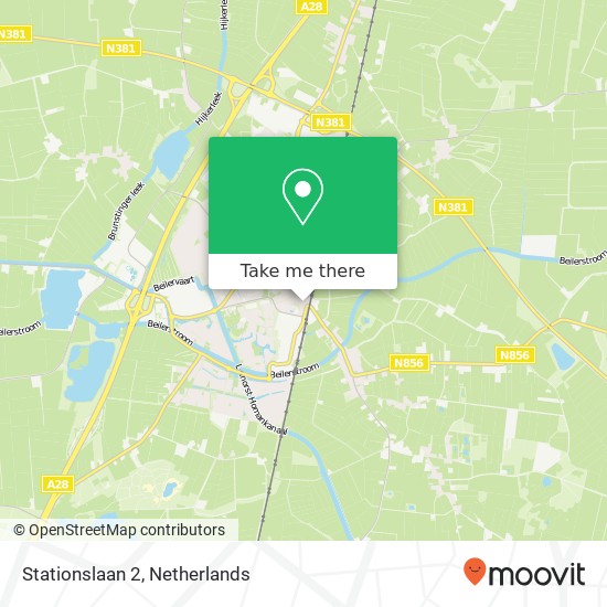 Stationslaan 2, 9411 PS Beilen map