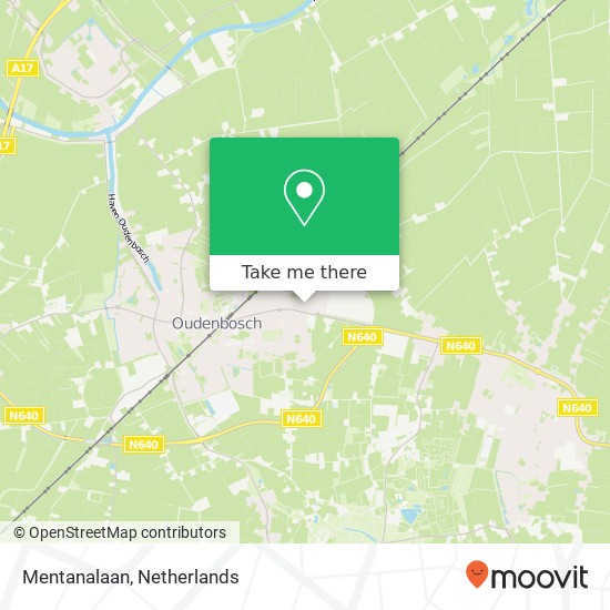 Mentanalaan, 4731 DR Oudenbosch map