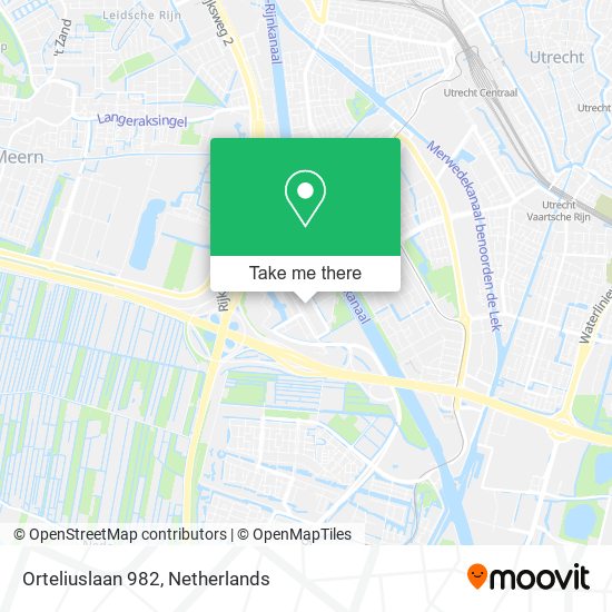 Orteliuslaan 982 map